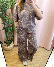 Carregar imagem no visualizador da galeria, Calças cornucópias castanho
