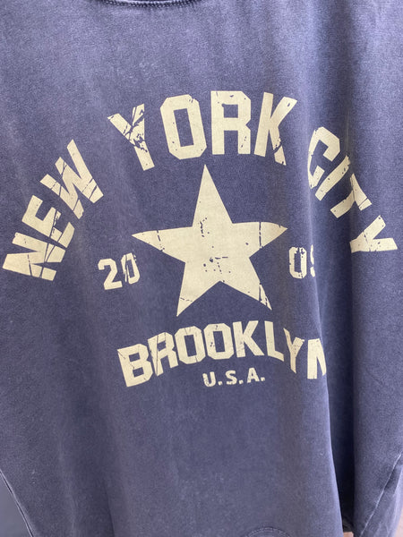 T-shirt cinza estrela