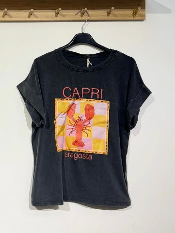 T-shirt cinza Capri