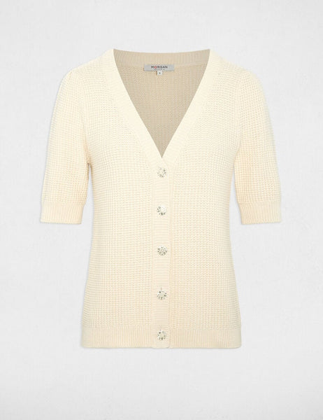 Cardigan pérola MORGAN