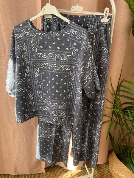 Camisola cornucópias azul marinho