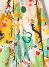 Carregar imagem no visualizador da galeria, Camisa estampada amarelo/verde
