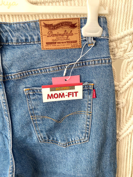 Calças mom fit ganga