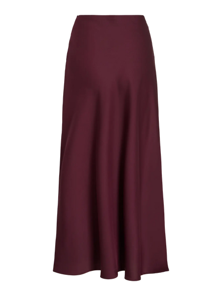 Saia acetinada lisa Bordeaux Viellette