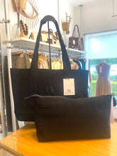 Carregar imagem no visualizador da galeria, Mala Don Algodon Shopper preto
