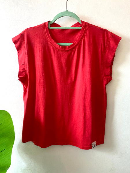 T-shirt algodão vermelho