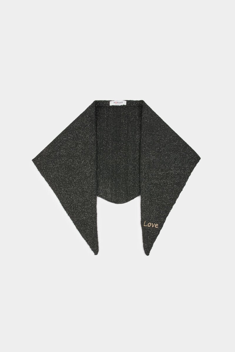 Lenço de malha com brilho Morgan
