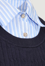 Carregar imagem no visualizador da galeria, Camisola 2 em 1 MORGAN malha azul
