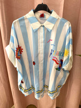 Carregar imagem no visualizador da galeria, Camisa riscas azuis Flórida
