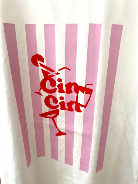 T-shirt de algodão cin cin