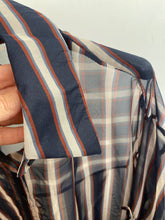 Carregar imagem no visualizador da galeria, Camisa túnica riscas azuis
