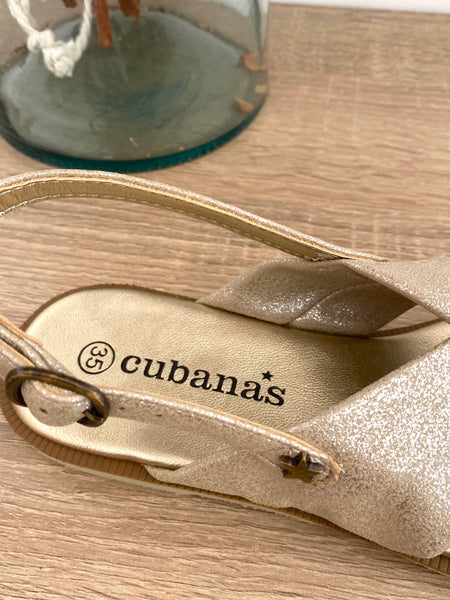 Sandália Cubanas honor gold