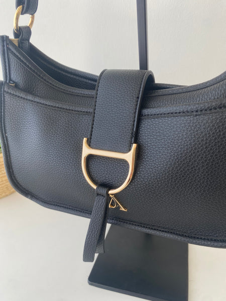 Mala de ombro preto Don Algodon