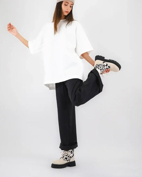 Botim atacadores camurça vaca Cubanas