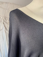 Carregar imagem no visualizador da galeria, Camisola de malha fina oversize antracite
