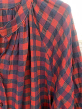 Carregar imagem no visualizador da galeria, Vestido camisa Vichy Bordeaux
