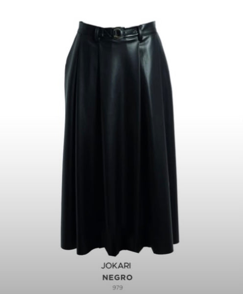 Saia MORGAN ecopele midi preto