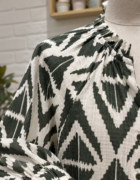 Camisa estampa kaki