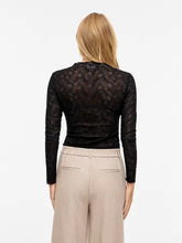 Carregar imagem no visualizador da galeria, Camisola renda preto Vifay
