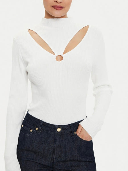 Camisola aberturas branco MORGAN