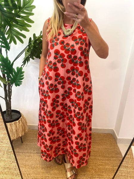 Vestido estampa tomates 🍅