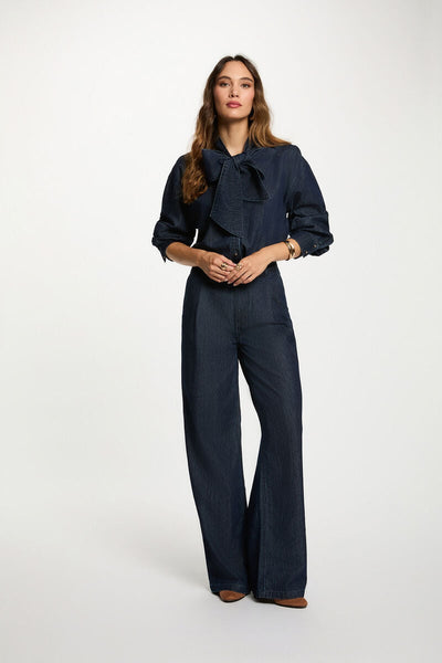 Calças wide leg Morgan