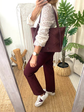 Carregar imagem no visualizador da galeria, Shopper Bordeaux Don Algodon

