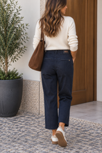 Carregar imagem no visualizador da galeria, Calças Bigzone wide leg chino denim bruto

