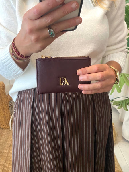 Carteira bordeaux Don Algodon