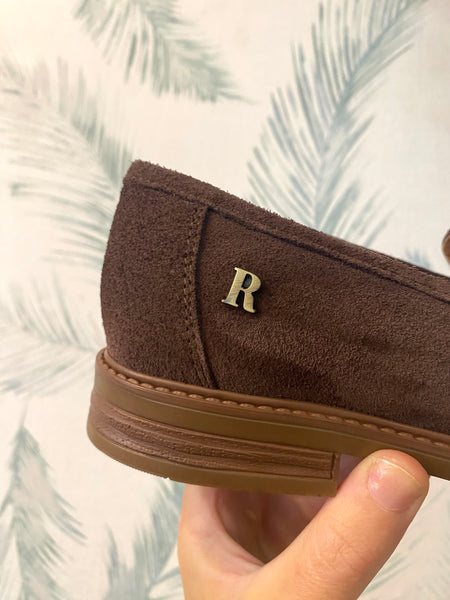 Mocassim camurça castanho Ruika