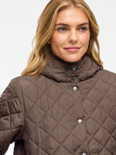 Carregar imagem no visualizador da galeria, Parka acolchoada capuz toupe Vila
