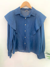 Carregar imagem no visualizador da galeria, Camisa de tencel folho

