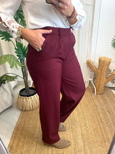 Carregar imagem no visualizador da galeria, Calças clássicas Bordeaux Smf
