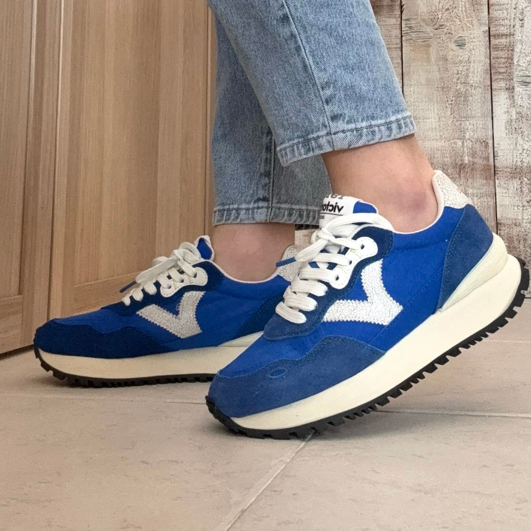 Ténis nylon azul royal Victoria