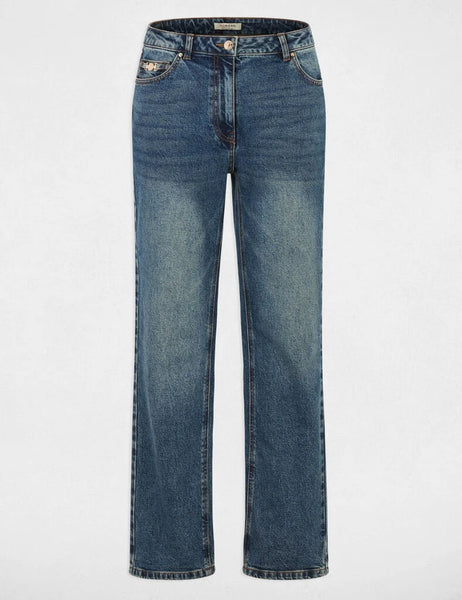 Calças Morgan droit jeans