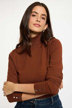 Carregar imagem no visualizador da galeria, Camisola de gola alta tijolo Morgan
