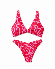 Carregar imagem no visualizador da galeria, Biquíni Malibu vermelho e rosa
