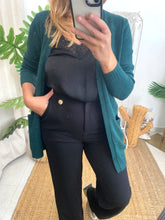 Carregar imagem no visualizador da galeria, Casaco Viril Open verde Vila
