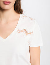 Carregar imagem no visualizador da galeria, T-shirt branca MORGAN
