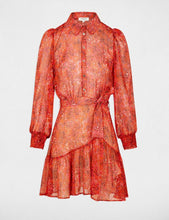 Carregar imagem no visualizador da galeria, Vestido estampado tangerina MORGAN
