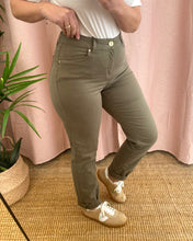 Carregar imagem no visualizador da galeria, Calças de sarja verde seco Bigzone
