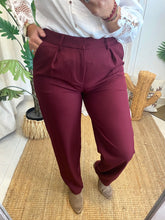 Carregar imagem no visualizador da galeria, Calças clássicas Bordeaux Smf
