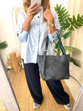 Carregar imagem no visualizador da galeria, Shopper azul Don Algodon
