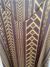 Carregar imagem no visualizador da galeria, Vestido midi malha fria estampa savana castanho/verde
