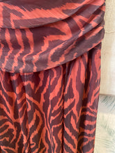 Carregar imagem no visualizador da galeria, Saia zebra tijolo/castanho

