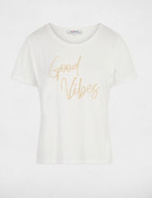 Carregar imagem no visualizador da galeria, T-shirt good vibes Morgan
