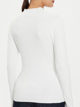 Carregar imagem no visualizador da galeria, Camisola aberturas branco MORGAN
