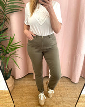 Carregar imagem no visualizador da galeria, Calças de sarja verde seco Bigzone
