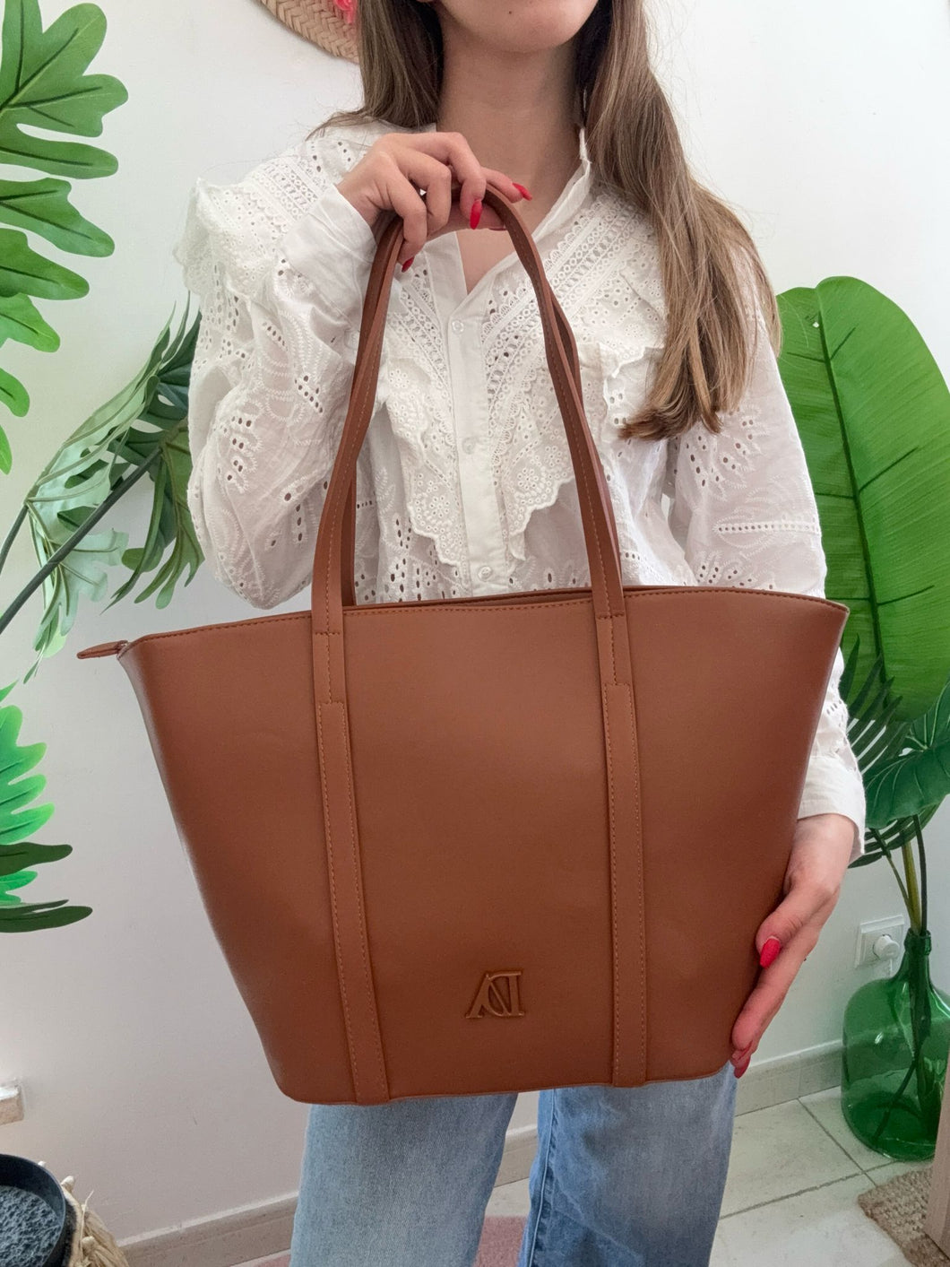 Shopper camel Don Algodon