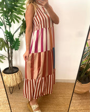 Carregar imagem no visualizador da galeria, Vestido telha riscas camadas
